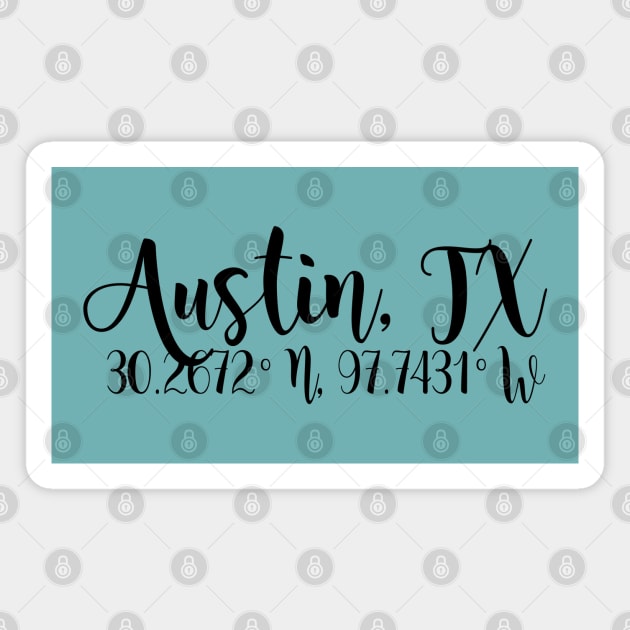 Austin, Texas Magnet by doodlesbydani